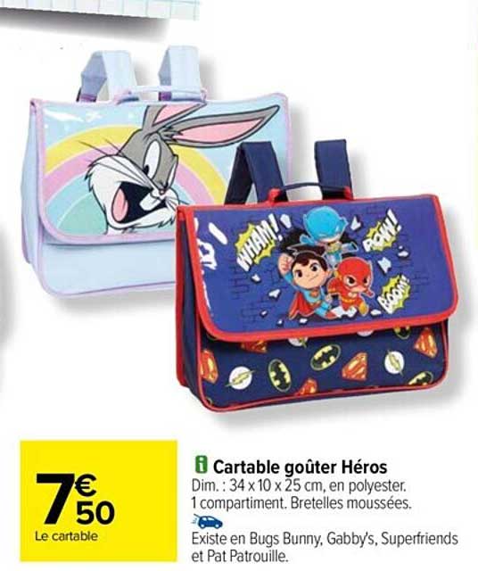 Cartable Goûter Héros