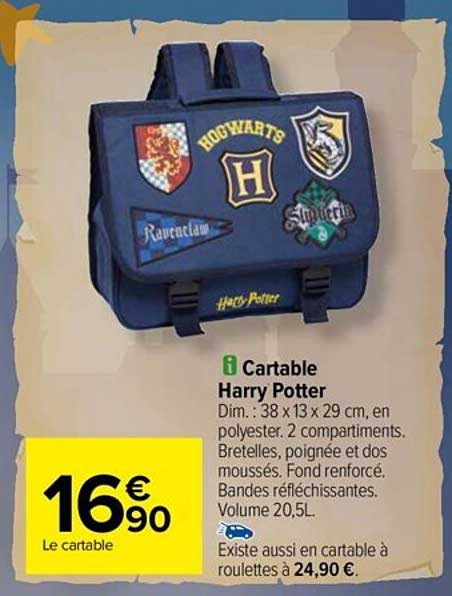 cartable harry potter