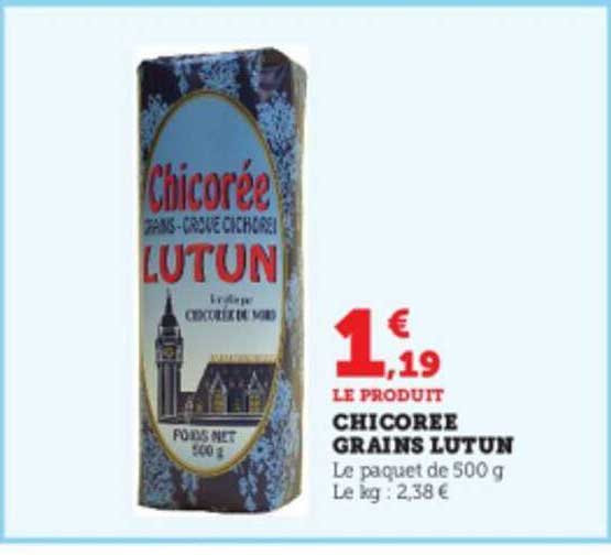chicorée grains lutun