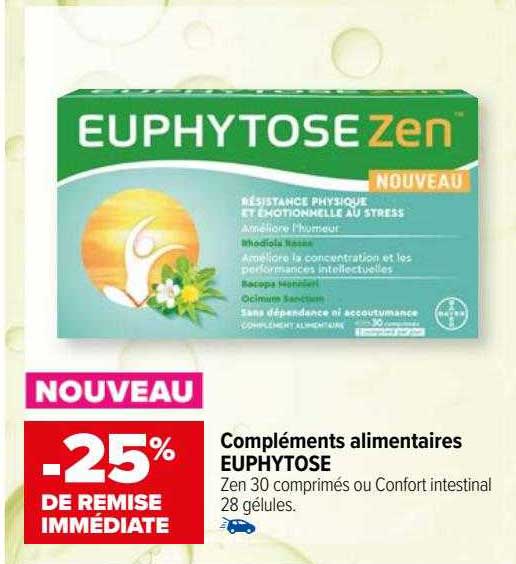 compléments alimentaires euphytose