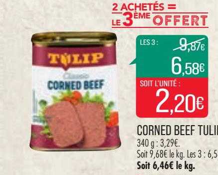 corned beef tulip