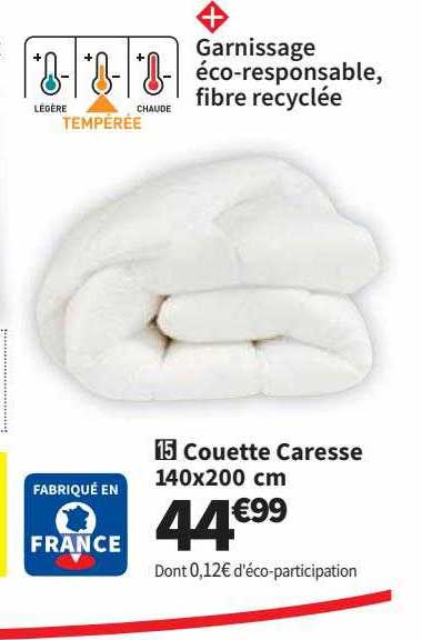 Couette Caresse 140 X 200 Cm
