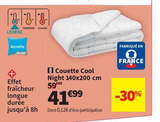 Couette Cool Night 140 X 200 Cm