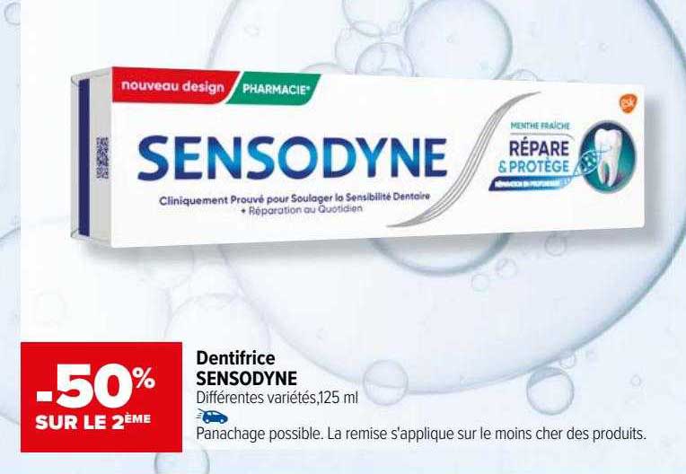 Dentifrice Sensodyne
