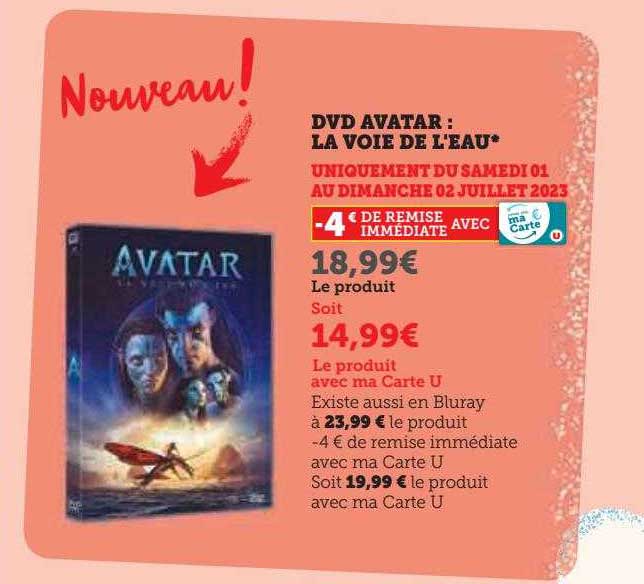 dvd avatar: la voie de l'eau