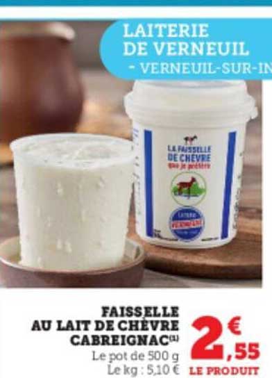 faisselle au lait de chèvre cabreignac