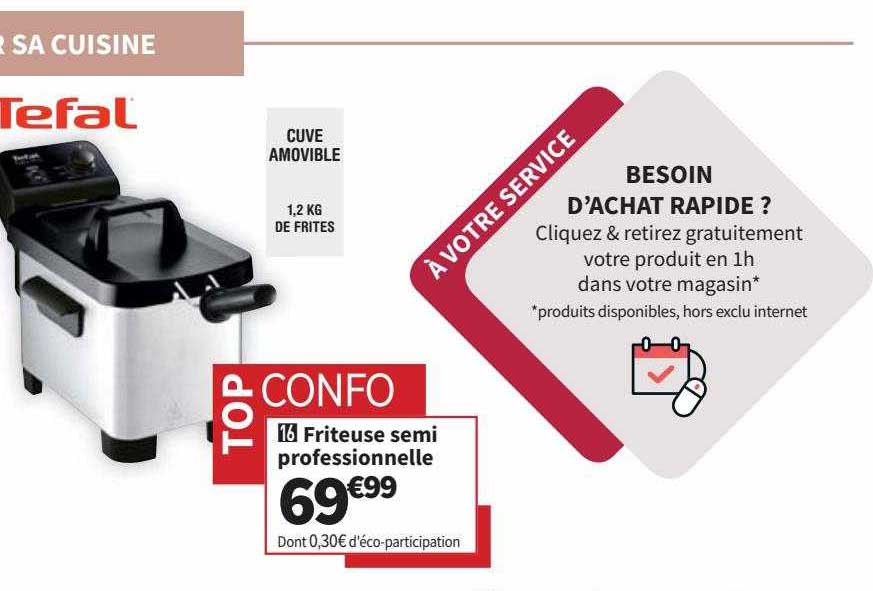 friteuse semi professionnelle tefal