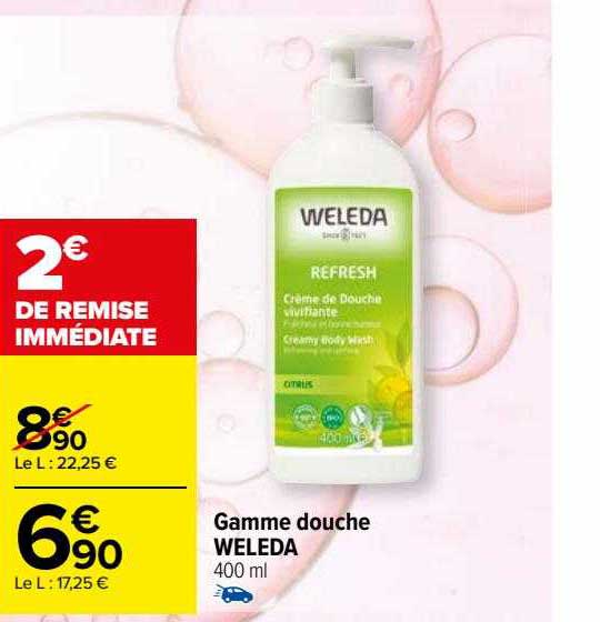 Gamme Douche Weleda