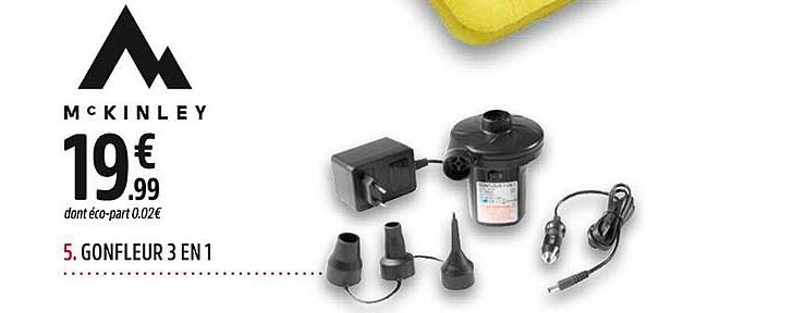 gonfleur 3 en 1 mc kinley