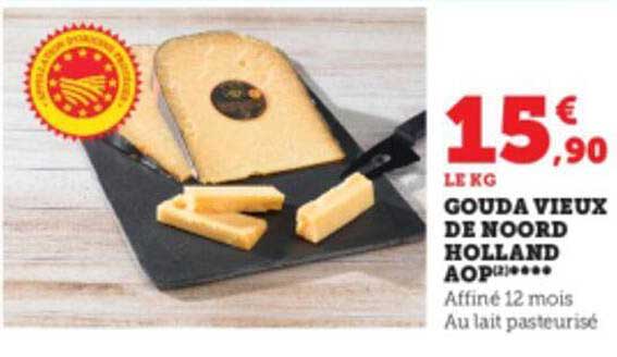 gouda vieux de noord holland aop