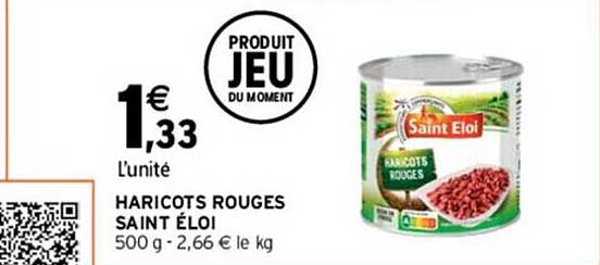 haricots rouges saint éloi