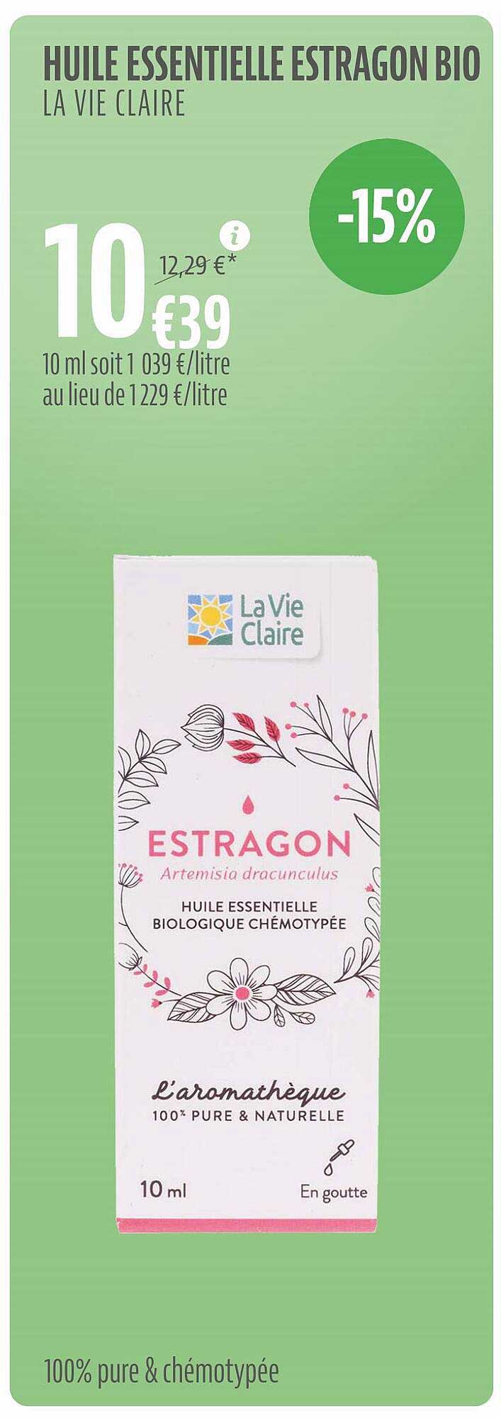 huile essentielle estragon bio