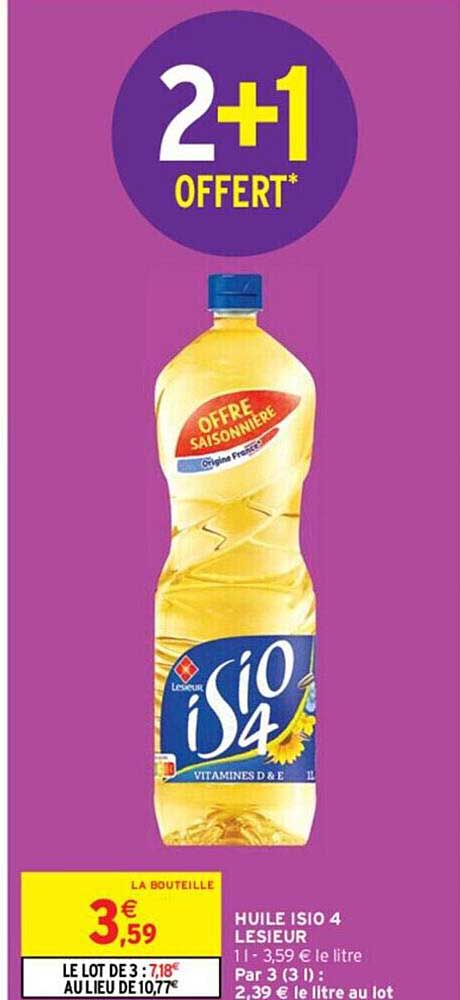 huile isio 4 lesieur