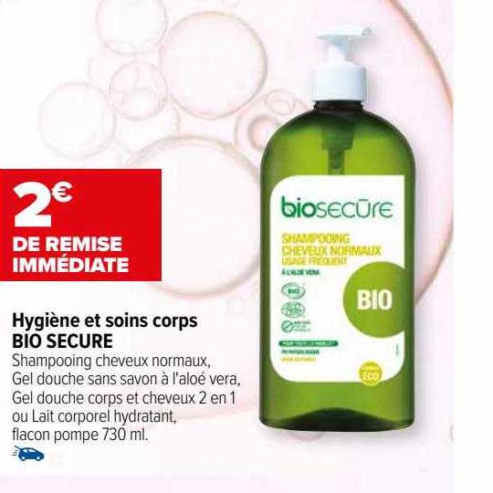 hygiène et soins corps bios secure