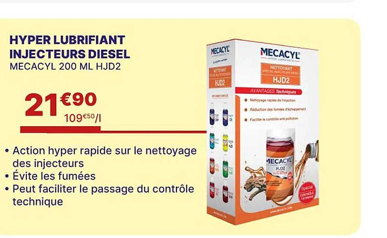 hyper lubrifiant injecteurs diesel