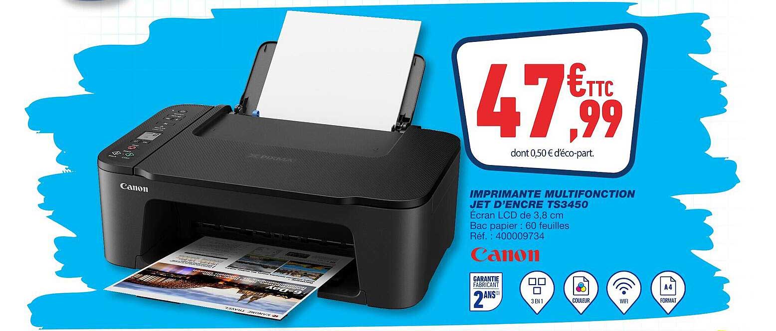 imprimante multifonction jet d'encre ts3450 canon