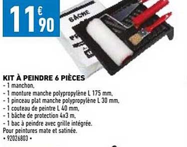 Kit à Peindre 6 Pièces