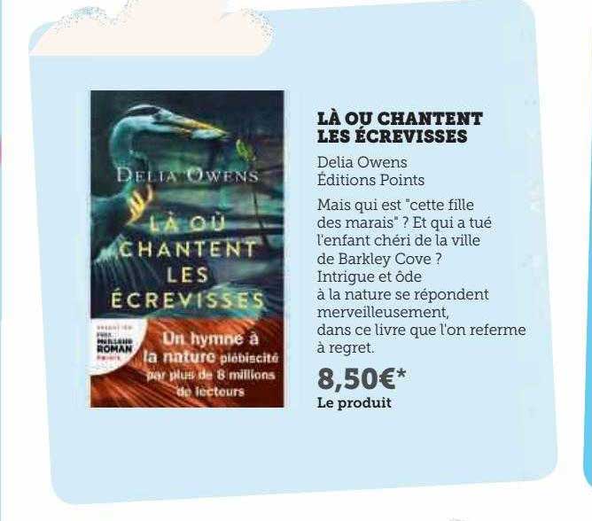 là ou chantent les écrevisses delia owens