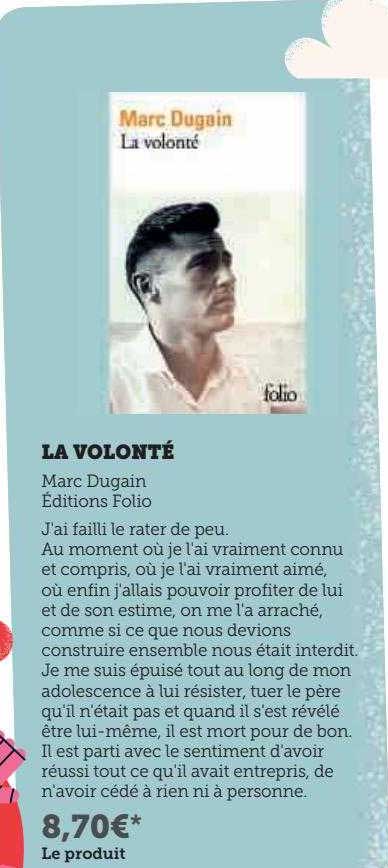 la volonté marc dugain
