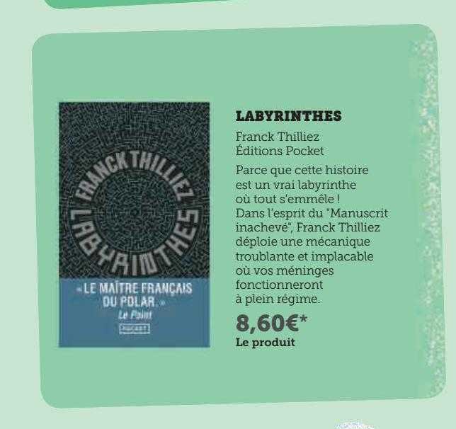 Labyrinthes Franck Thilliez