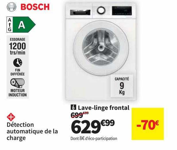 lave-linge frontal bosch