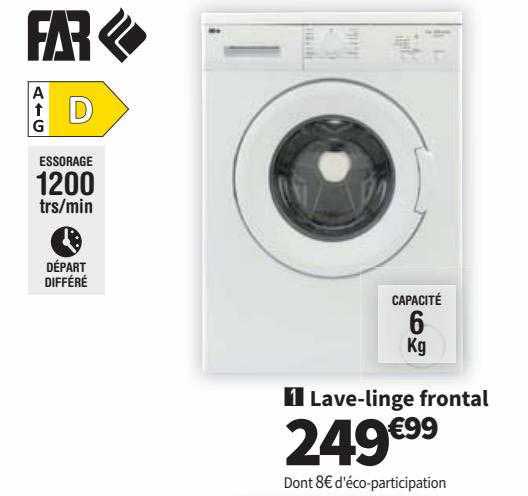 lave-linge frontal far