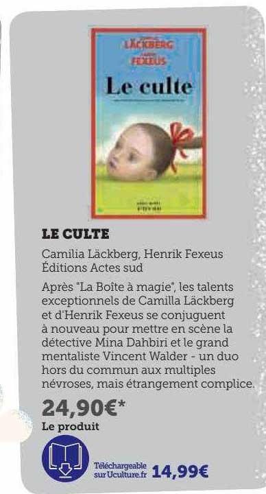 le culte camilia läckberg