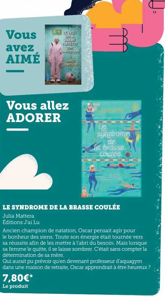 le syndrome de la brasse coulée julia mattera