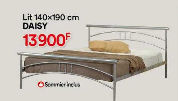 Lit 140 X 190 Cm Daisy
