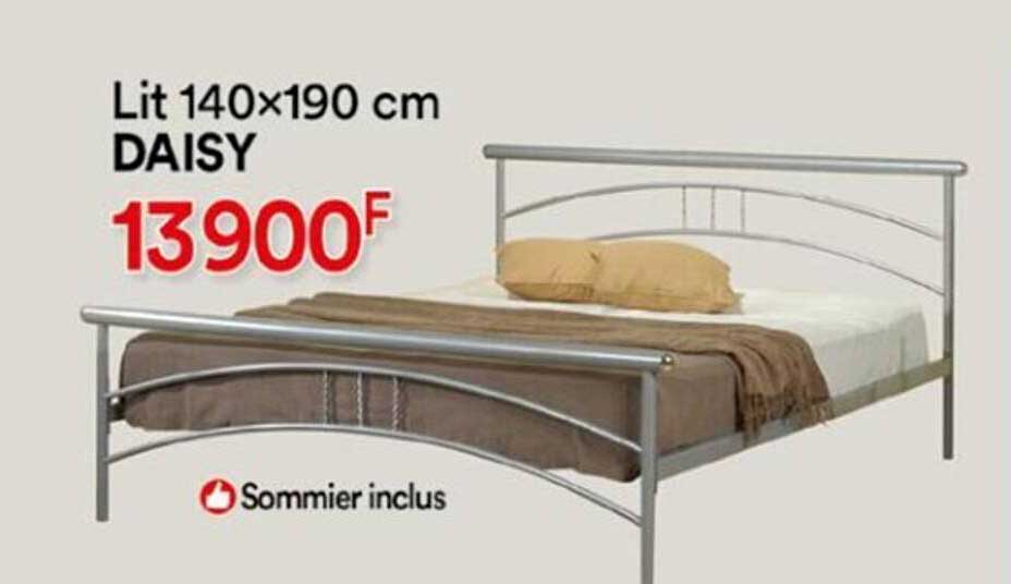 lit 140 x 190 cm daisy