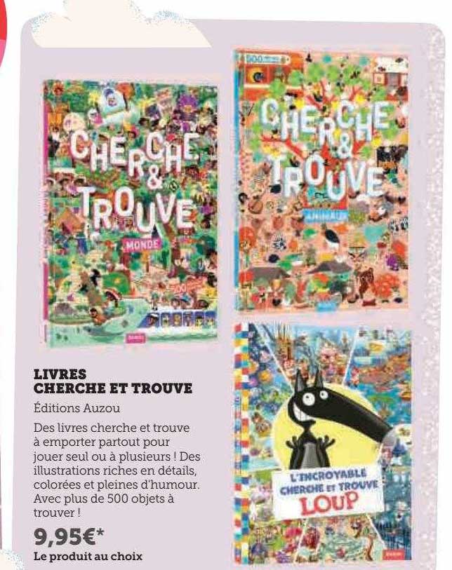 livres cherche et trouve éditions auzou