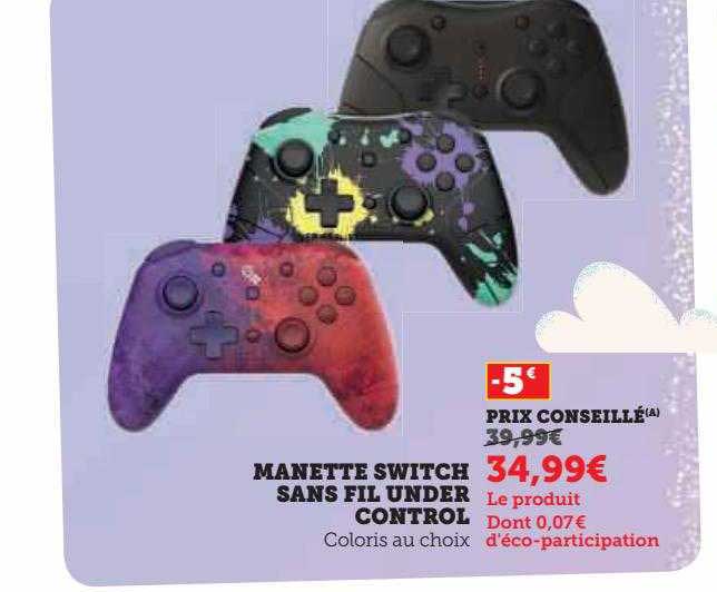 manette switch sans fil under control