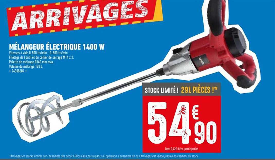mélangeur électrique 1400w