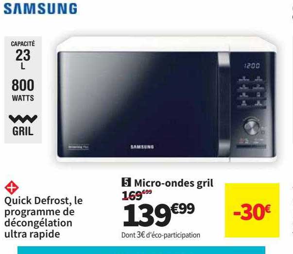 Micro-ondes Gril Samsung