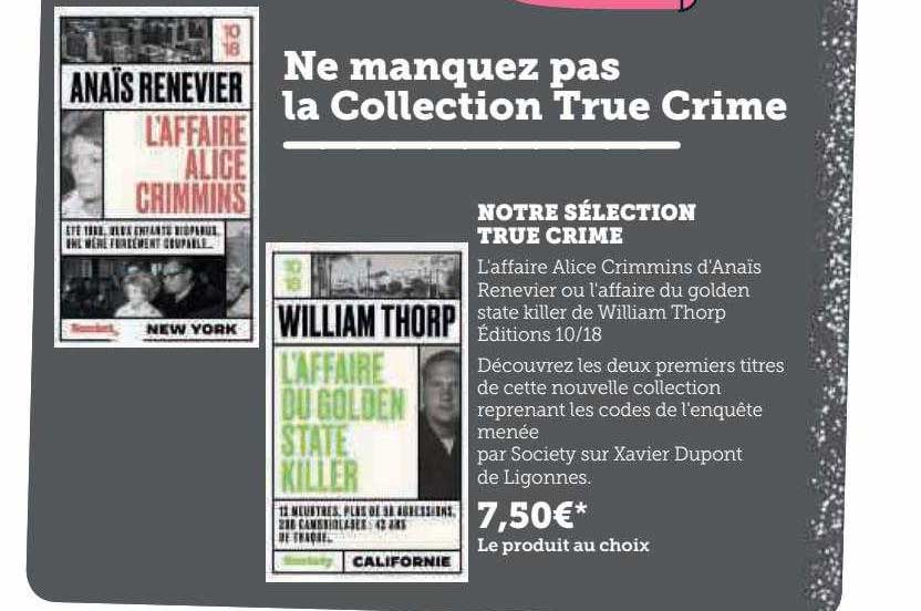 notre sélection true crime