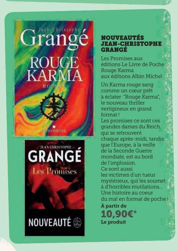 nouveautés jean-christophe grangé