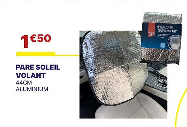 pare soleil volant 44cm aluminium