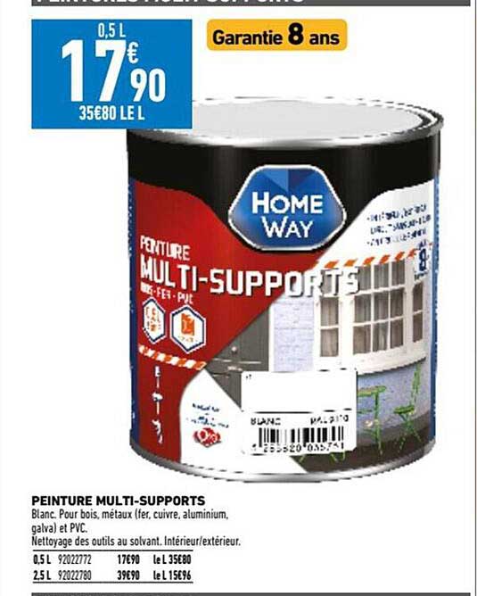 peinture multi-supports home way