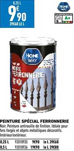 peinture spécial ferronnerie home way