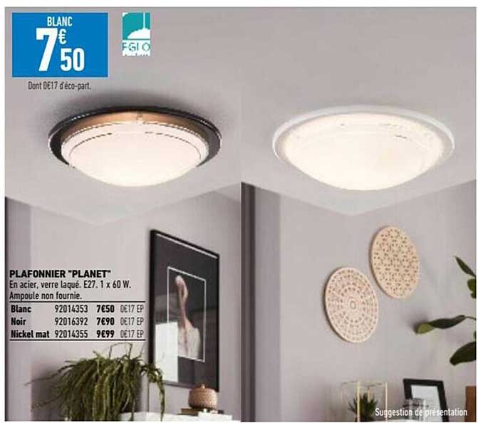 plafonnier planet