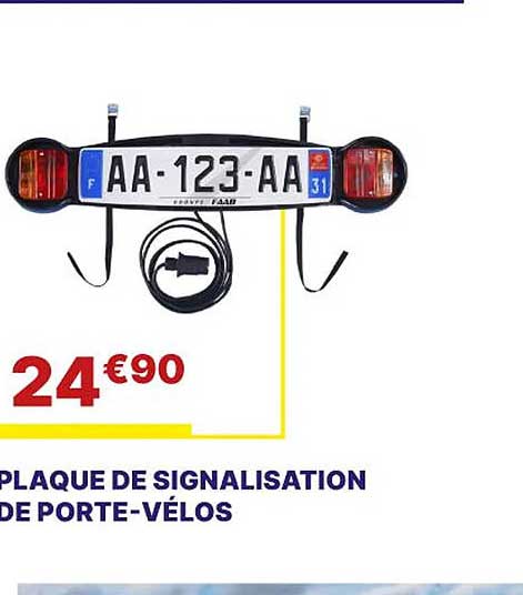plaque de signalisation de porte-vélos