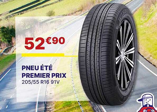 pneu été premier prix 205-55 r16 91v