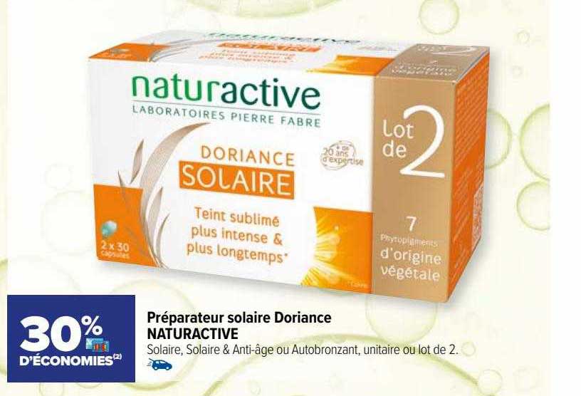 Préparateur Solaire Doriance Naturactive
