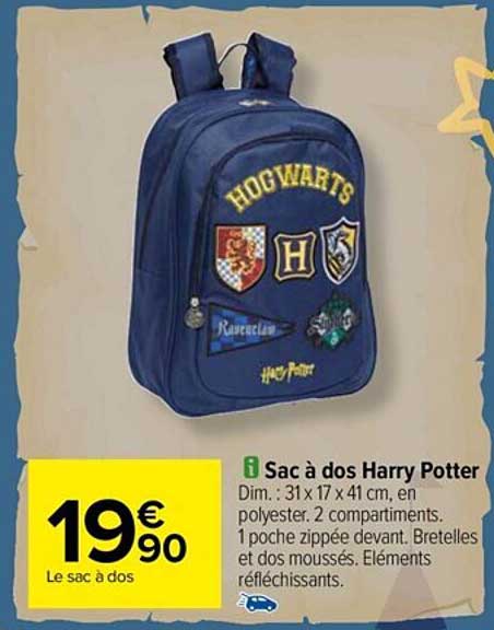 sac à dos harry potter