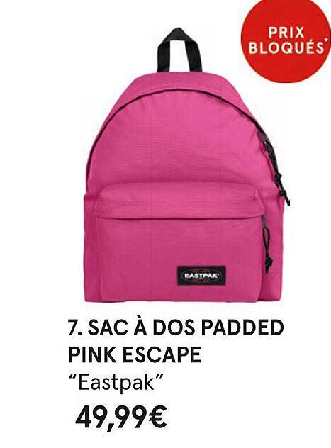 Sac à Dos Padded Pink Escape "eastpak"