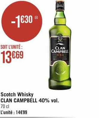 scotch whisky clan campbell