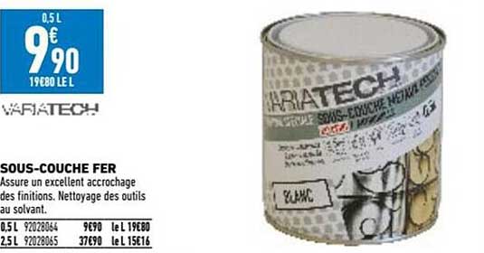sous-couche fer variatech