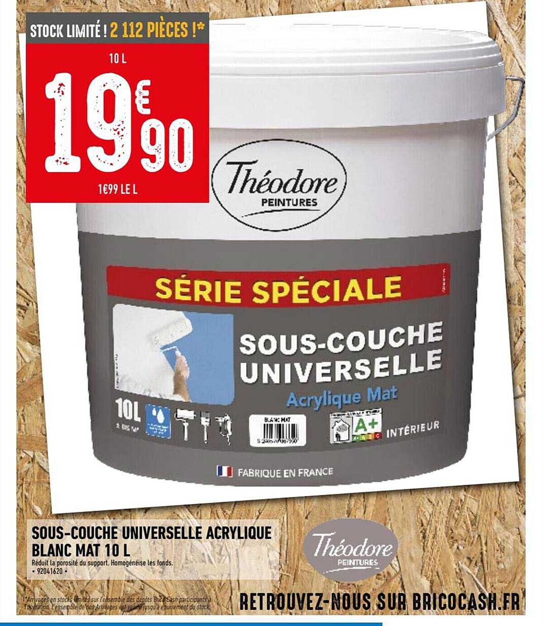sous-couche universelle acrylique blanc mat