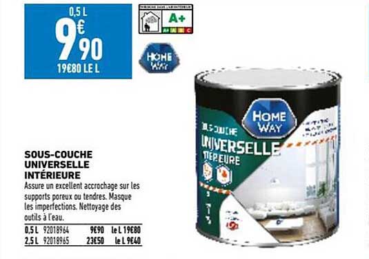 sous-couche universelle intérieure