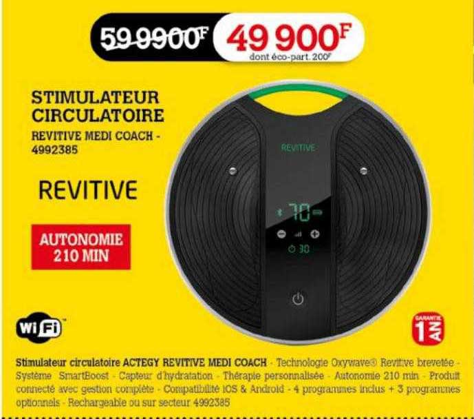 stimulateur circulatoire revitive
